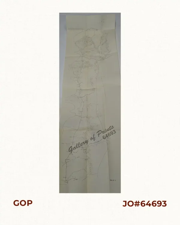 Map of scout made by Troop F 3Cavaly from Apl. 8 - May 3 1900