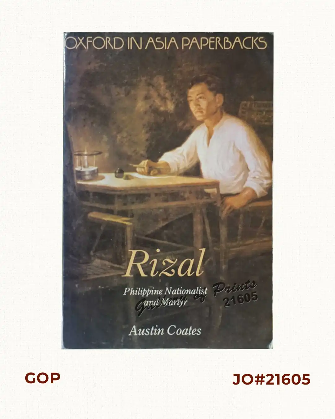 Rizal, Philippine Nationalist and Martyr.