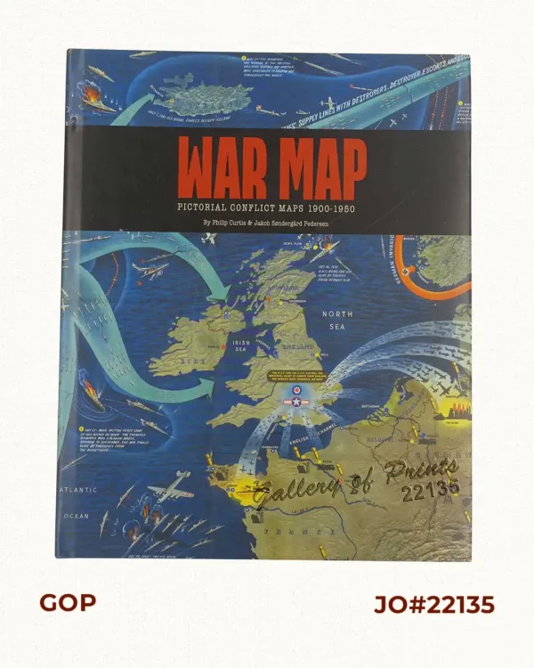 War Map Pictorial conflict Maps 1900-1950