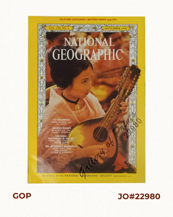National Geographic September, 1966, Vol.130, No.3 [The Philippines, Freedom's Pacific Frontier]