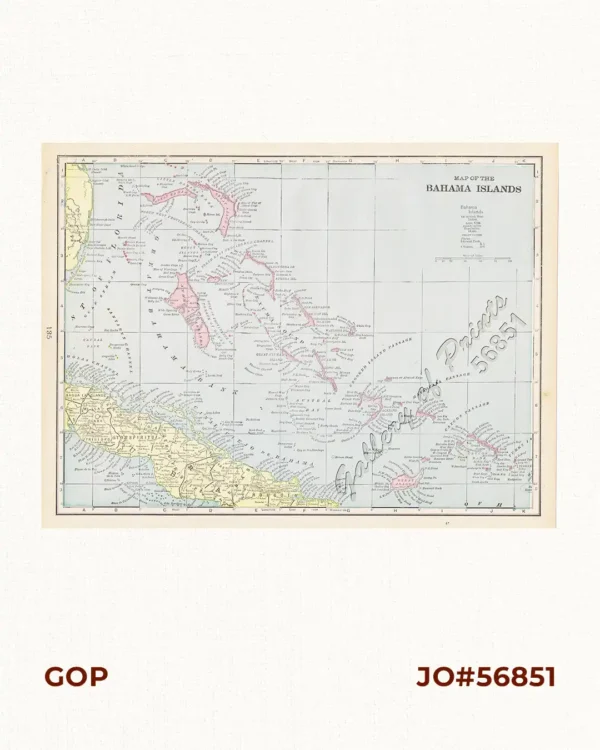 Map of the Bahama Islands