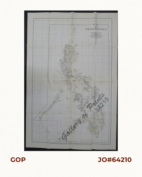 Map of the Philippines. Prepared By Reduction From the Map of the Bureau of Insular Affairs, War Department. Relief Compiled from Maps of the Corps of Engineers, US Army, And from Spanish Surveys.