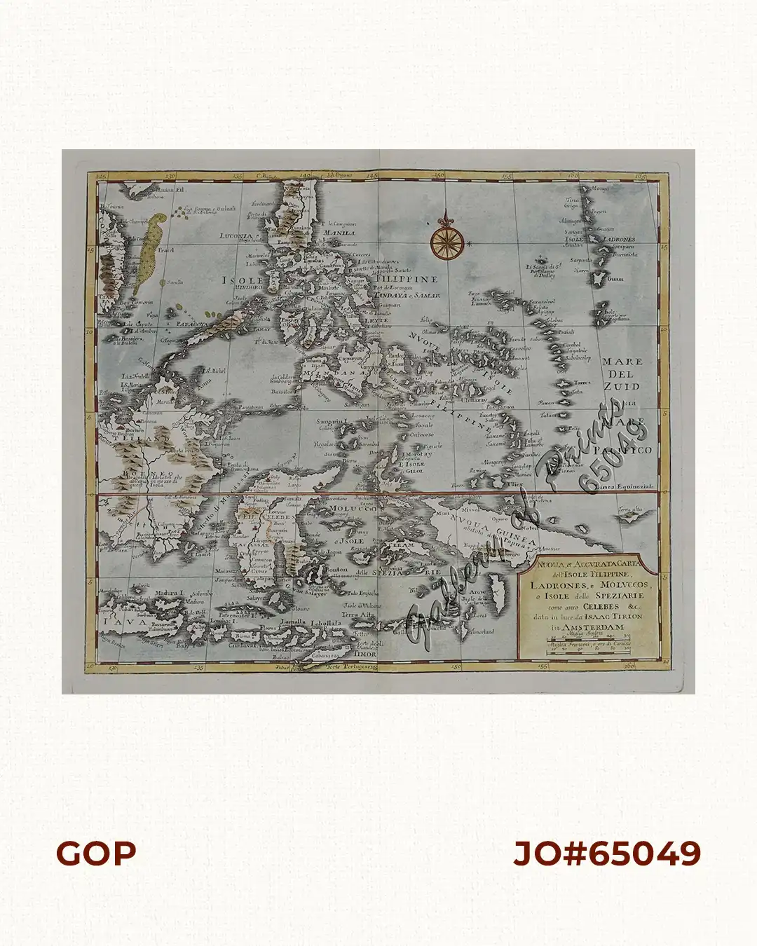 Nuova et Accurata Carta dell 'Isole Filippine... Celebes & c.