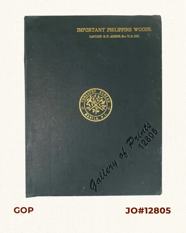 Compilation of Notes on the Most Important Timber Tree Species of the Philippine Islands