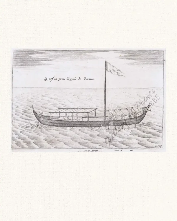 La nef ou prau Royale de Borneo [Royal Nave or Paraw of Borneo]