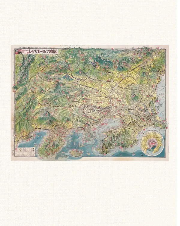 [Tokyo's Recreation Map] [title in Japanese]