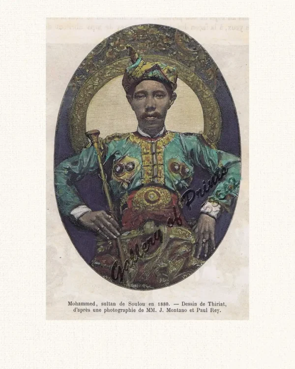 Mohammed, sultan de Soulou en 1880
