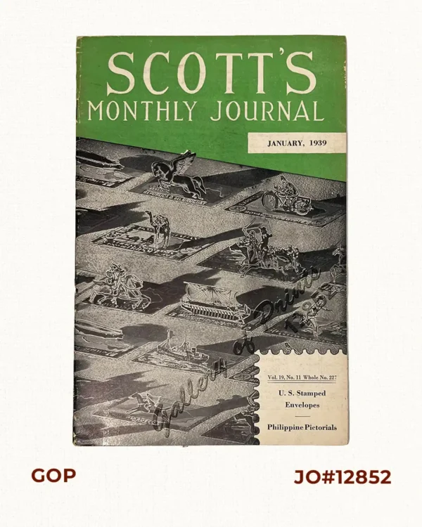 Scott's Monthly Journal January, 1939, vol. 19, No. 11, Whole No. 227