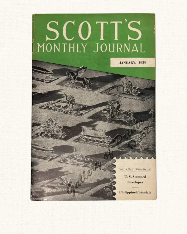 Scott's Monthly Journal  January, 1939, vol. 19, No. 11, Whole No. 227