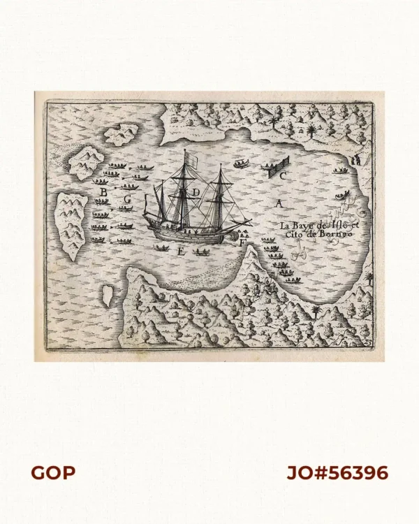 [La baye de Isle et Cito de Borneo]