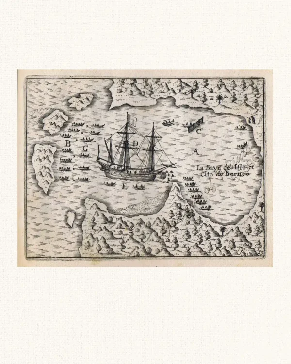 [La baye de Isle et Cito de Borneo]