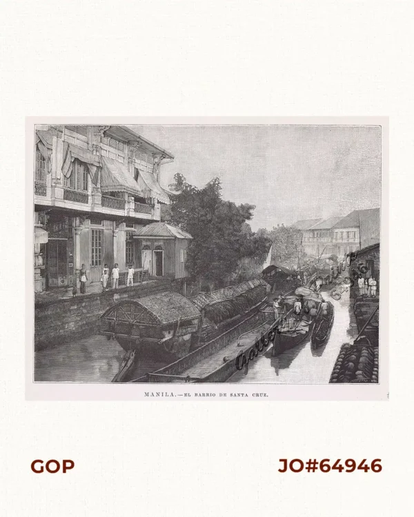MANILA - El Barrio de Santa Cruz.