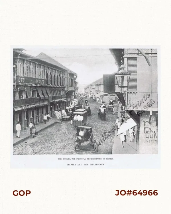 Manila and the Philippines: The Escolta, The Principal Thoroughfare of Manila.