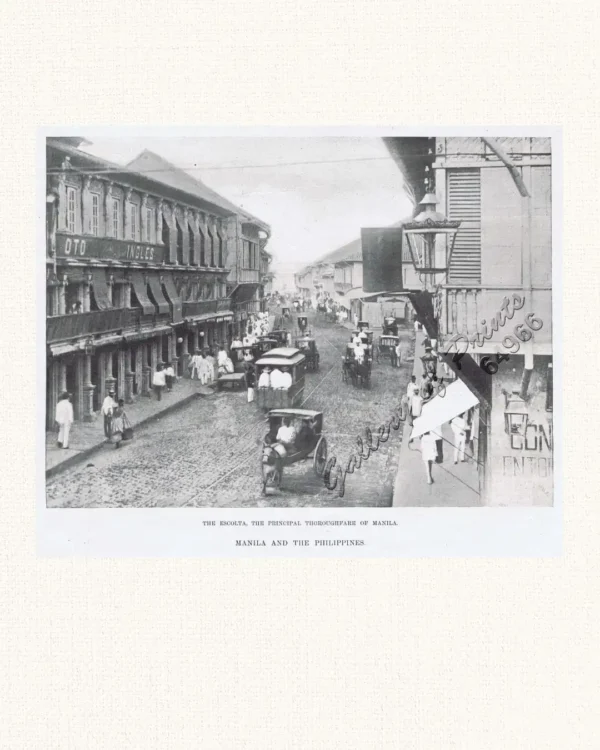 Manila and the Philippines: The Escolta, The Principal Thoroughfare of Manila.