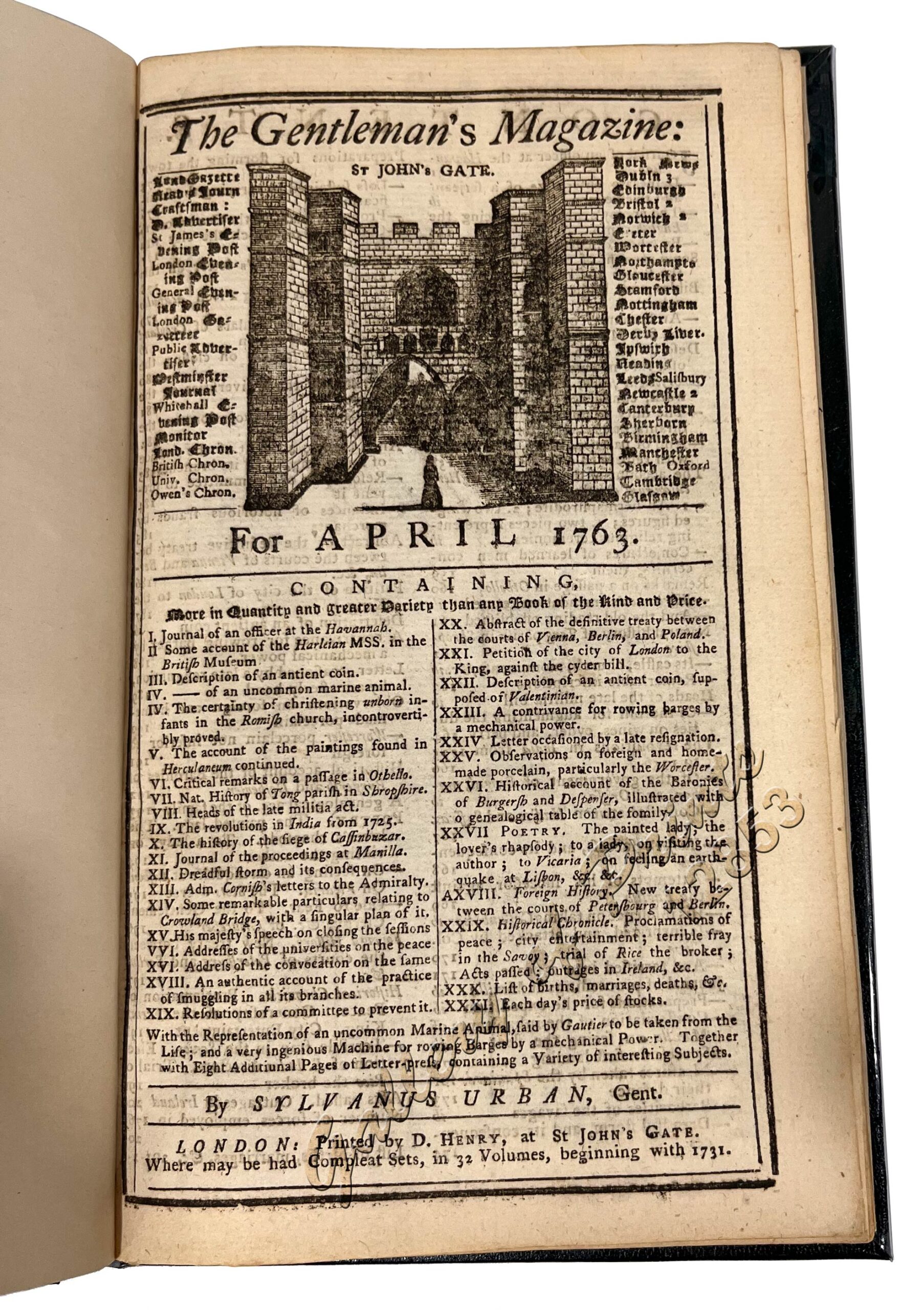 The Gentleman’s Magazine: For April 1763. - Image 3