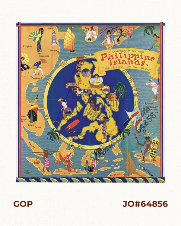 A Cartograph of the Major Philippine Islands. "The Riviera of the Orient"