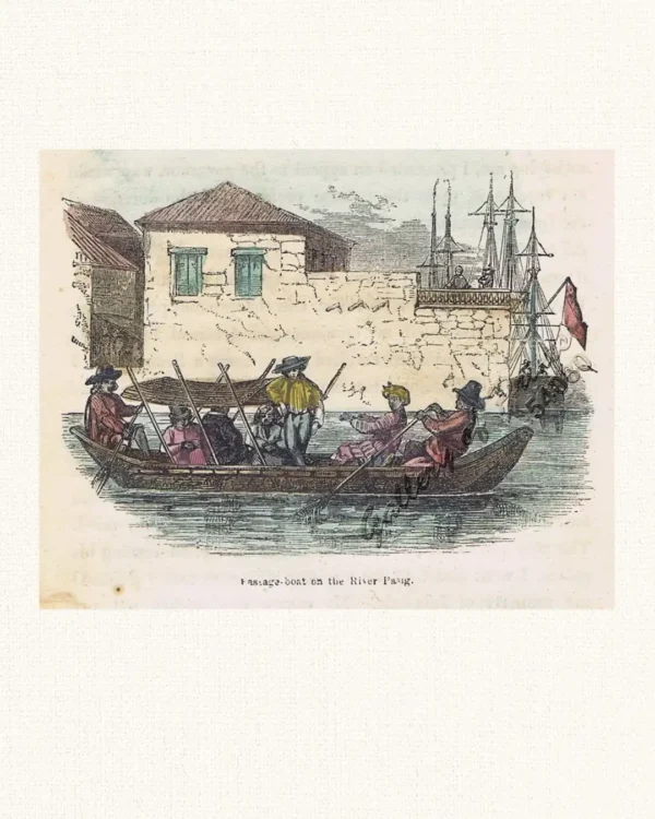 Passage-boat on the River Pasig.