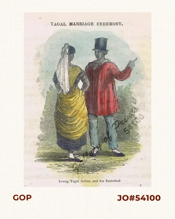 Young Tagal Indian and his Betrothed.