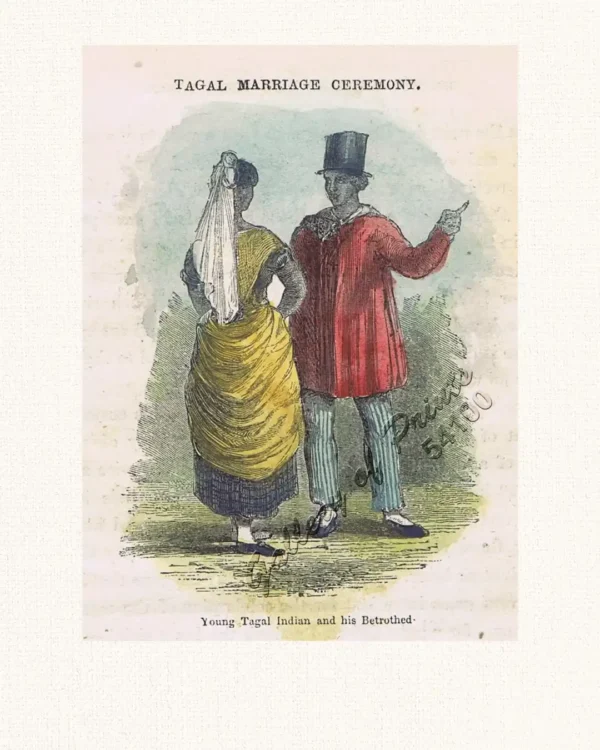 Young Tagal Indian and his Betrothed.