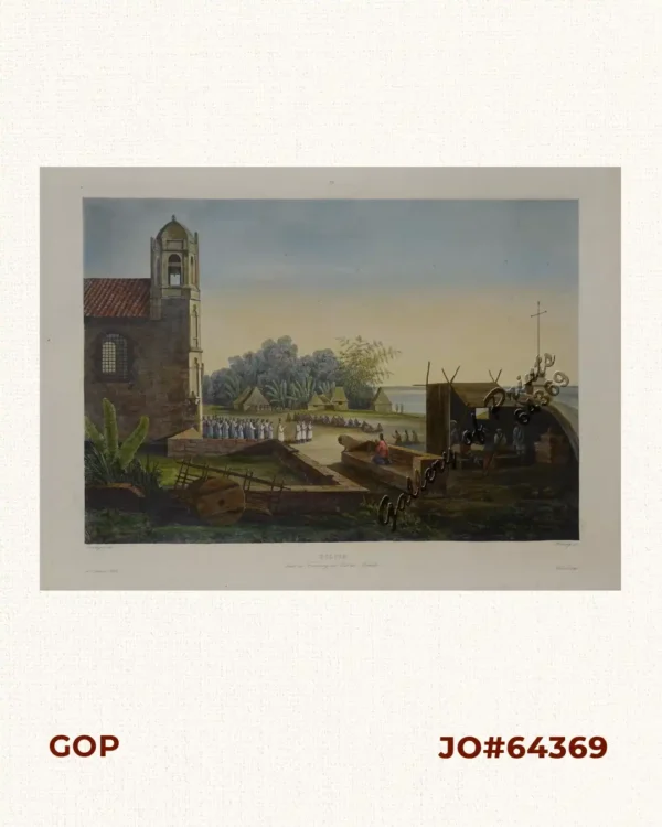 Eglise dans un Faubourg au Sud de Manille – [Malate Church]