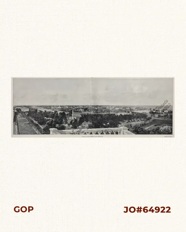 Vista Panorámica de Manila [Panoramic View of Manila]