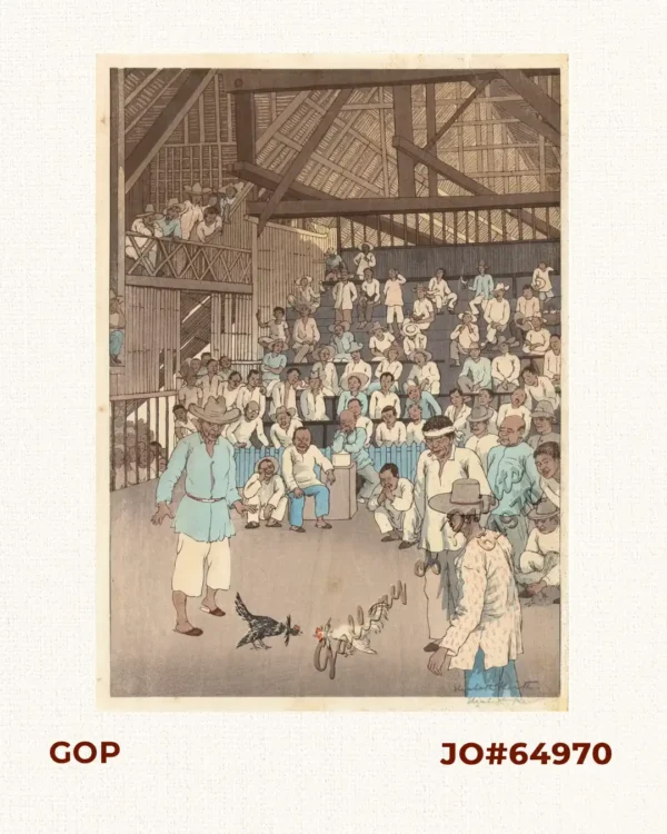 [The Cock Fight, Manila] [untitled]