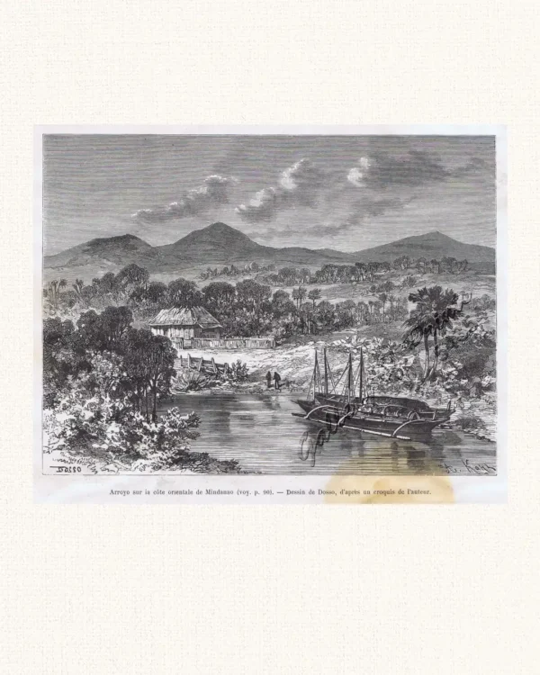Arroyo sur la côte orientale de Mindanao [East Coast of Mindanao]