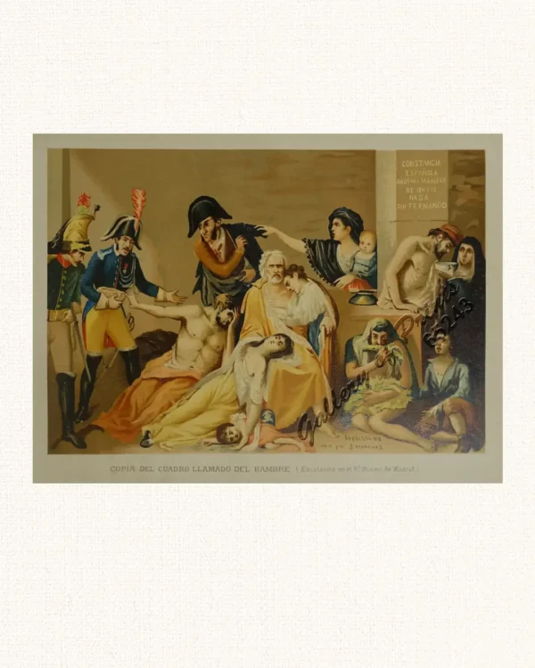 Copia del Cuadro Llamado Del Hambre. (Existente en el R’ Museo de Madrid) [Copy of the painting called “The Hunger.”] [(Existing in the Royal Museum of Madrid)]