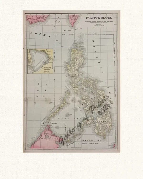 Philippine Islands. In Luzon and Mindanao names in this type: Morong indicate Spanish subdivisions into provinces. [inset:] Manila Bay Showing Dewey’s Line of Advance and Battle Movements. Alaska and Part of British America The Yukon Gold Fields and routes by which they are reached [verso]