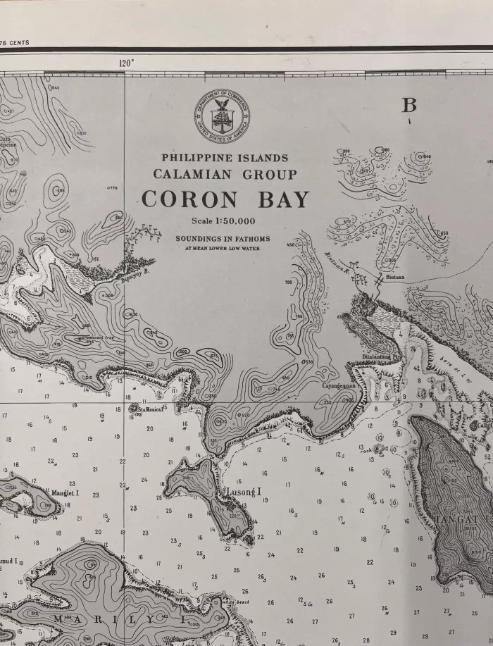 Philippine Islands Calamian Group Coron Bay inset: Culion Landing - Image 2