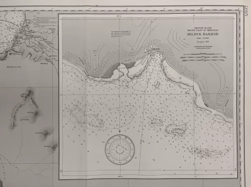 Philippine Islands South Coast of Mindanao Cotabato to Sarangani Bay inset: Milbuk Harbor - Image 3